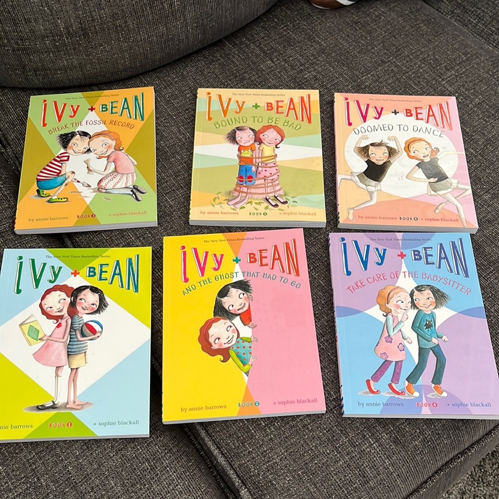Books 1-6 Ivy and Bean like new condition